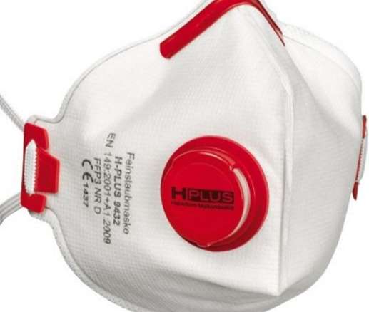 FFP3 respiratorna maska s ventilom